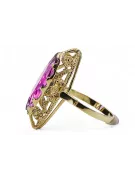 Ring Vintage Amethyst 14 Karat Gelbgold vrc005y